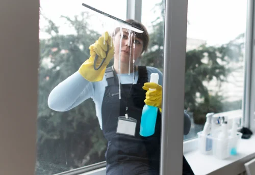 Nettoyage de vitres intérieures et extérieures à Vaudeurs